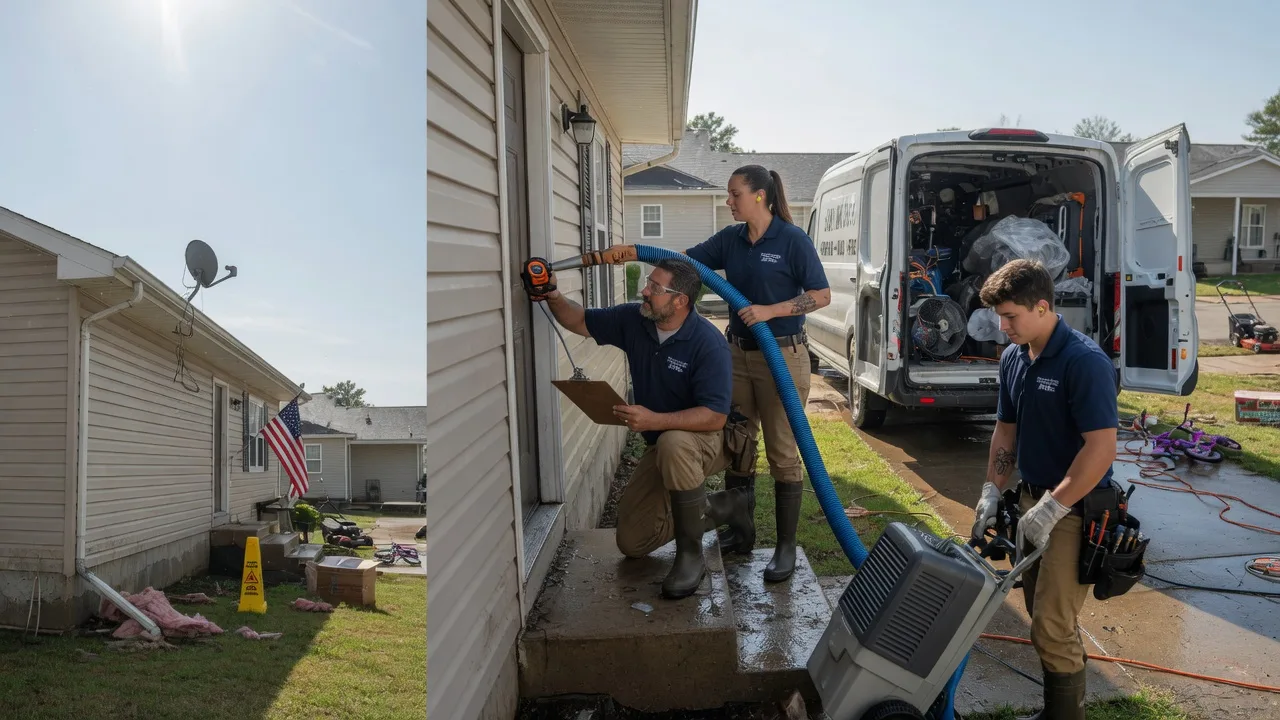 Ceiling Water Damage Restoration in Foster, RI near me
